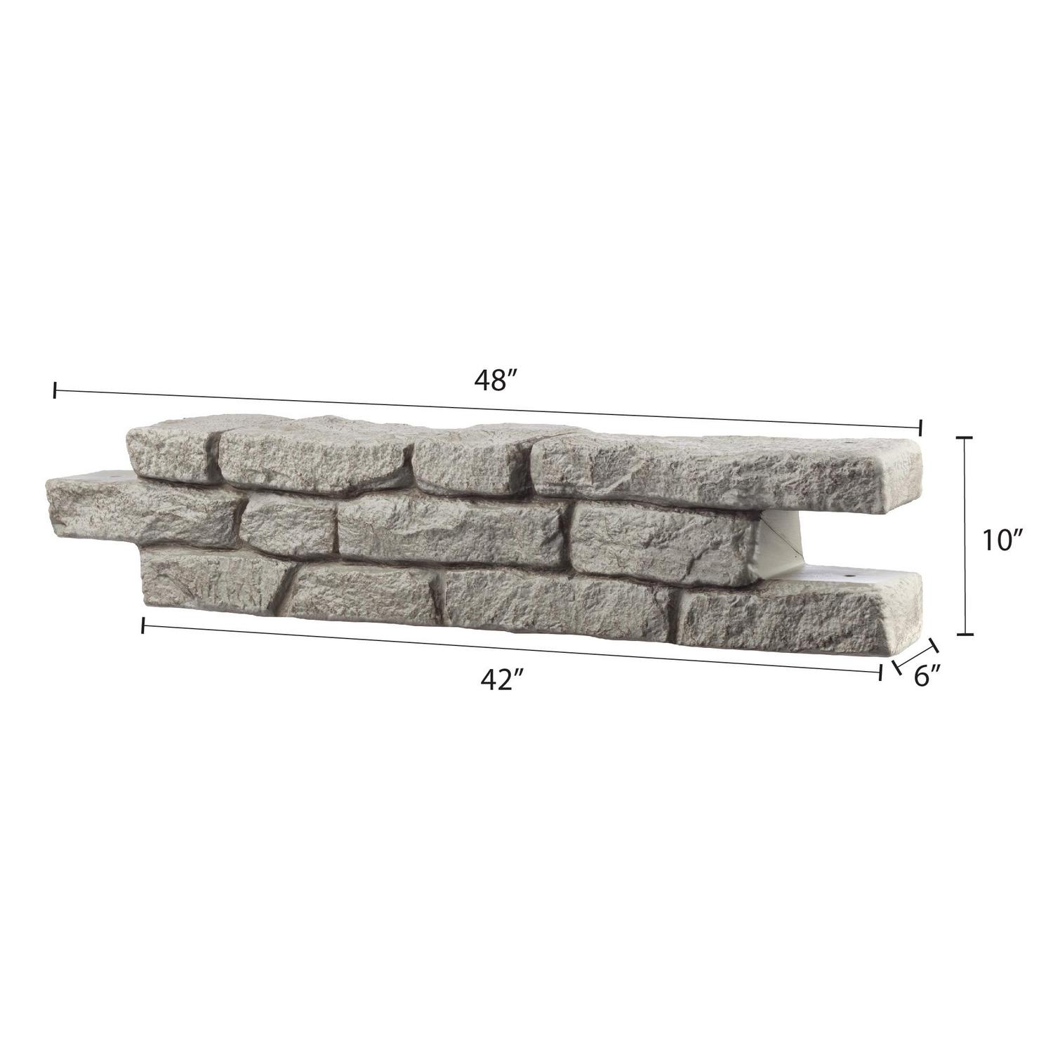 RTS Home Accents Rock Lock Raised Garden Bed Straight Rock (Pack of 4) - Image 8