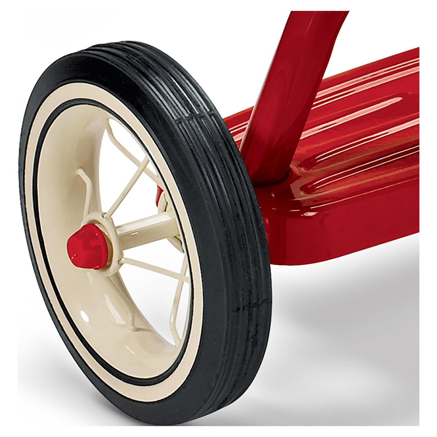 Radio Flyer, Classic Red Dual Deck Tricycle, 12" Front Wheel, Red - Image 6