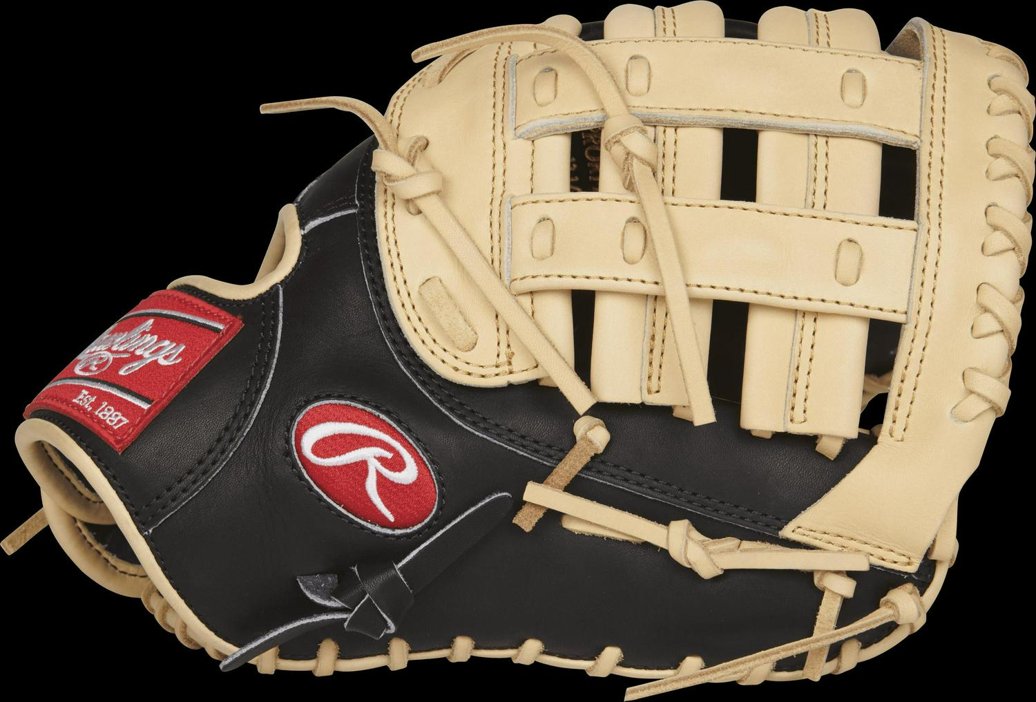 Rawlings 12.5" Heart of the Hide R2G First Base Mitt, Right Hand Throw