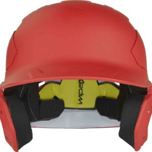 Rawlings Mach Carbon One-Tone Matte Alpha-Sized Helmet | Scarlet | XL