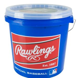 Rawlings | Game Use Baseballs | Youth/12U | Game/Practice Use | Bucket | 24 Count