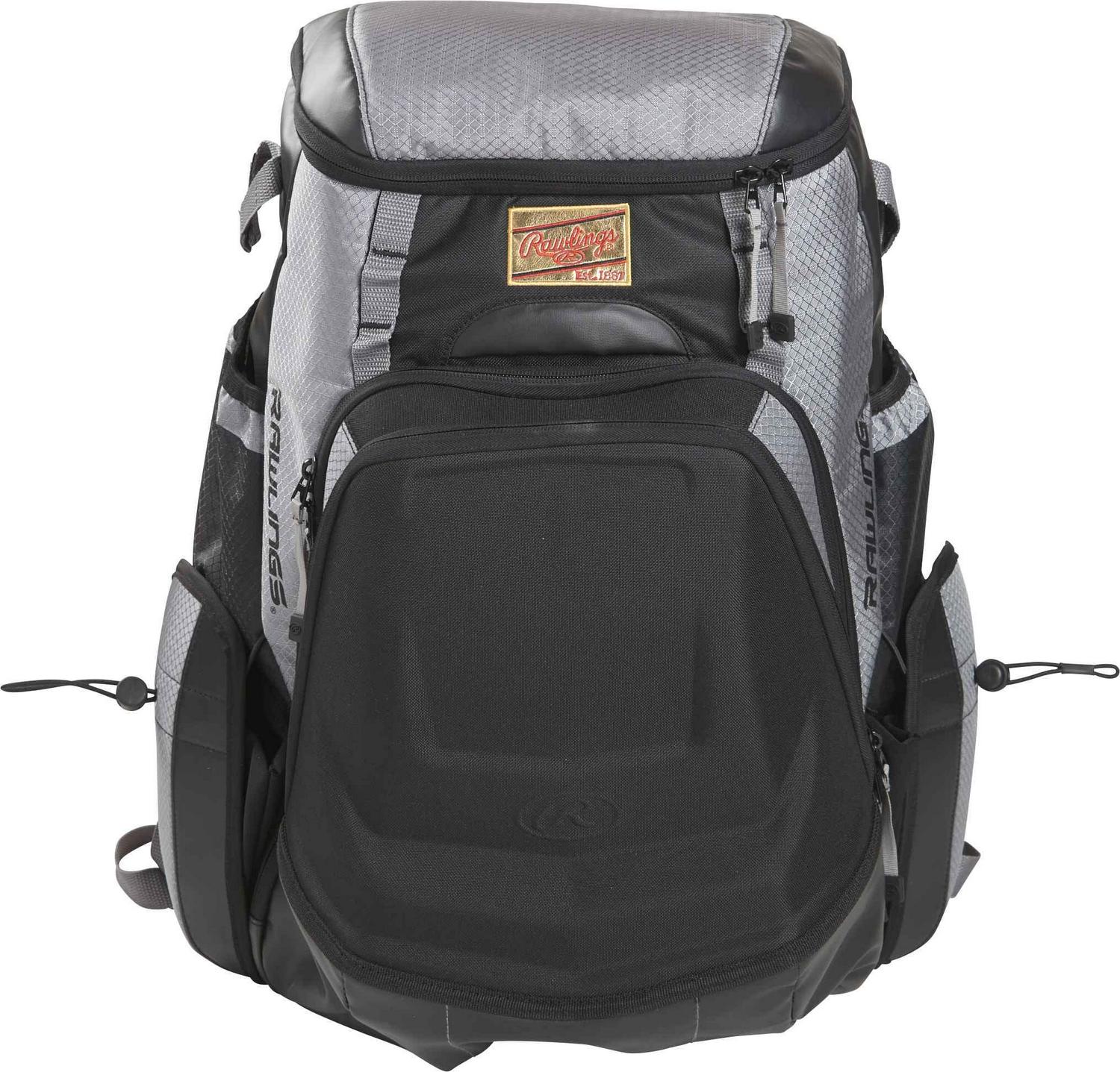 Rawlings Gold Glove Series Baseball Backpack (Graphite/Black)