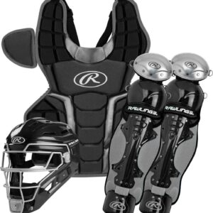 Rawlings Renegade 2.0 Baseball Adult Catcher's Box Set | Black/Silver | ADULT