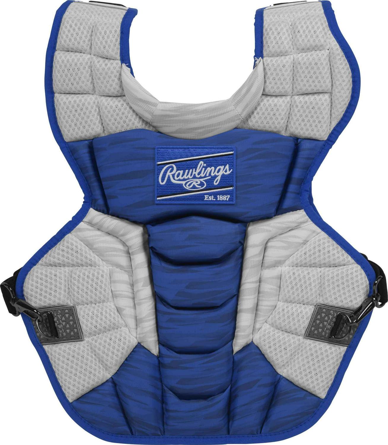 Rawlings Velo Baseball Intermediate Chest Protector | Royal/White | Intermediate