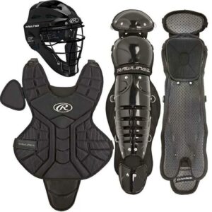 Rawlings Velo Youth Players Series Baseball Catcher's Kit, Black