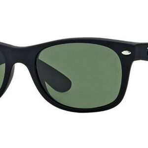 Ray Ban RB2132 622 55M Black Rubber/Green+FREE Complimentary Eyewear Care Kit