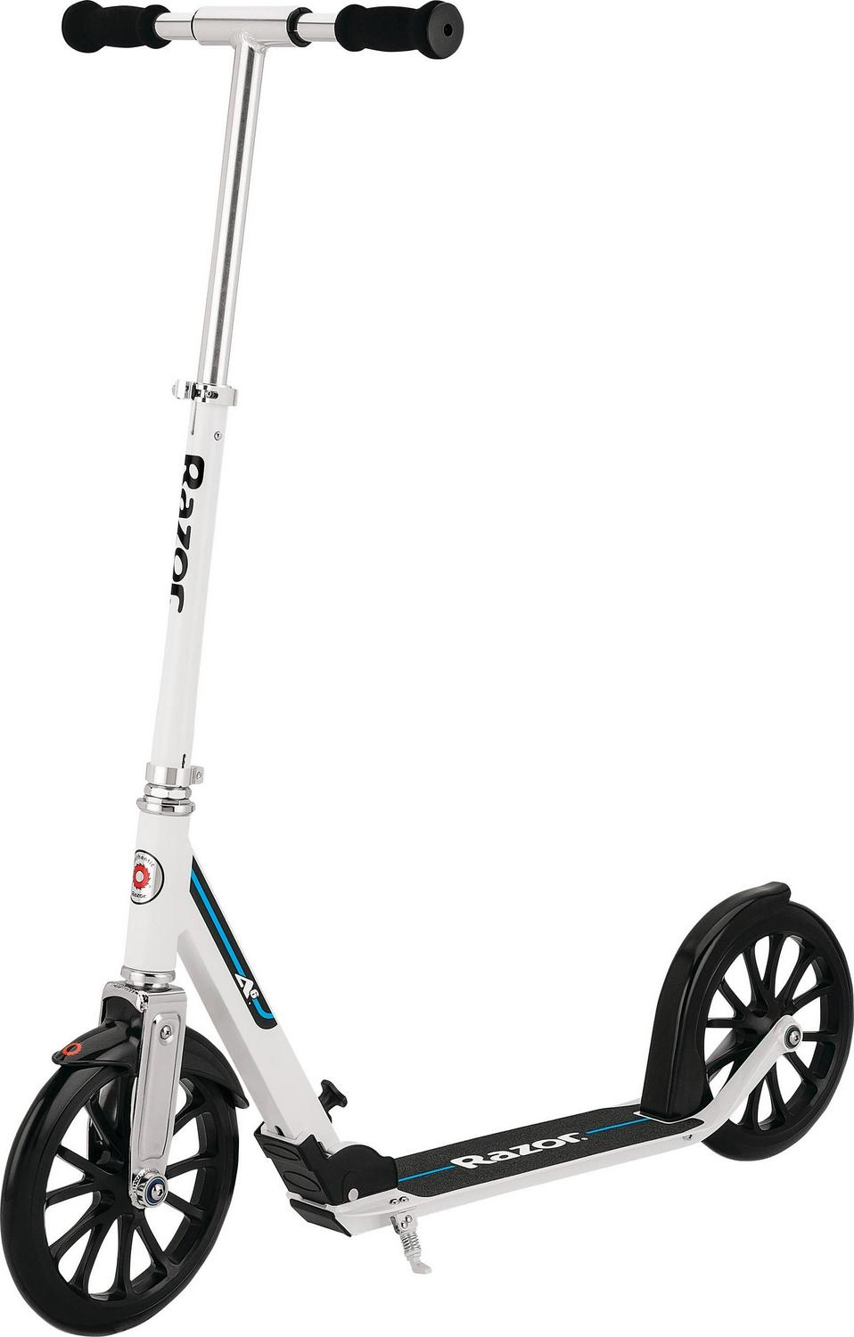 Razor A6 Folding Kick Scooter - 10" Large Wheels, Aluminum Frame, for Teen & Adult up to 220 lb