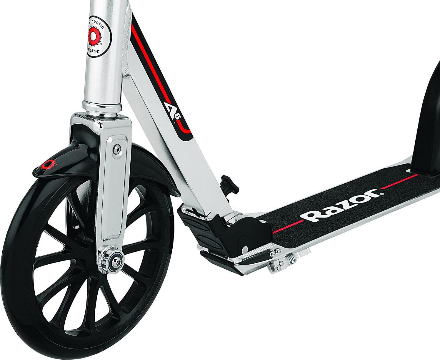 Razor A6 Kick Scooter - 10" Wheels, Anodized Aluminum, Foldable, Lightweight, for Teen & Adult - Image 5