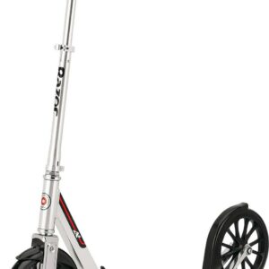 Razor A6 Kick Scooter - 10" Wheels, Anodized Aluminum, Foldable, Lightweight, for Teen & Adult
