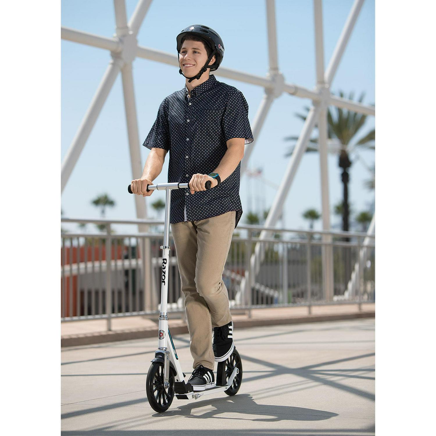 Razor A6 Folding Kick Scooter - 10" Large Wheels, Aluminum Frame, for Teen & Adult up to 220 lb - Image 2
