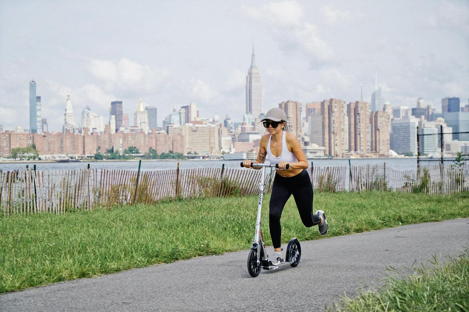 Razor A6 Kick Scooter - 10" Wheels, Anodized Aluminum, Foldable, Lightweight, for Teen & Adult - Image 3