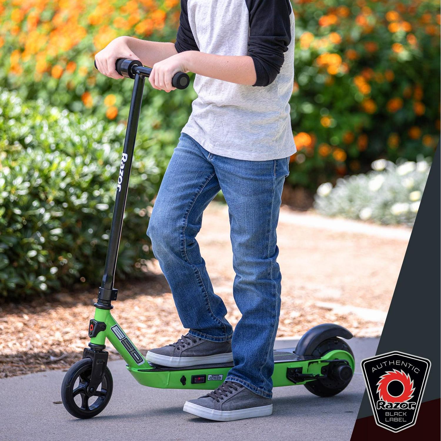 Razor Black Label E90 Electric Scooter - Green, for Child Ages 8+ and up to 120 lbs, up to 10 mph - Image 8