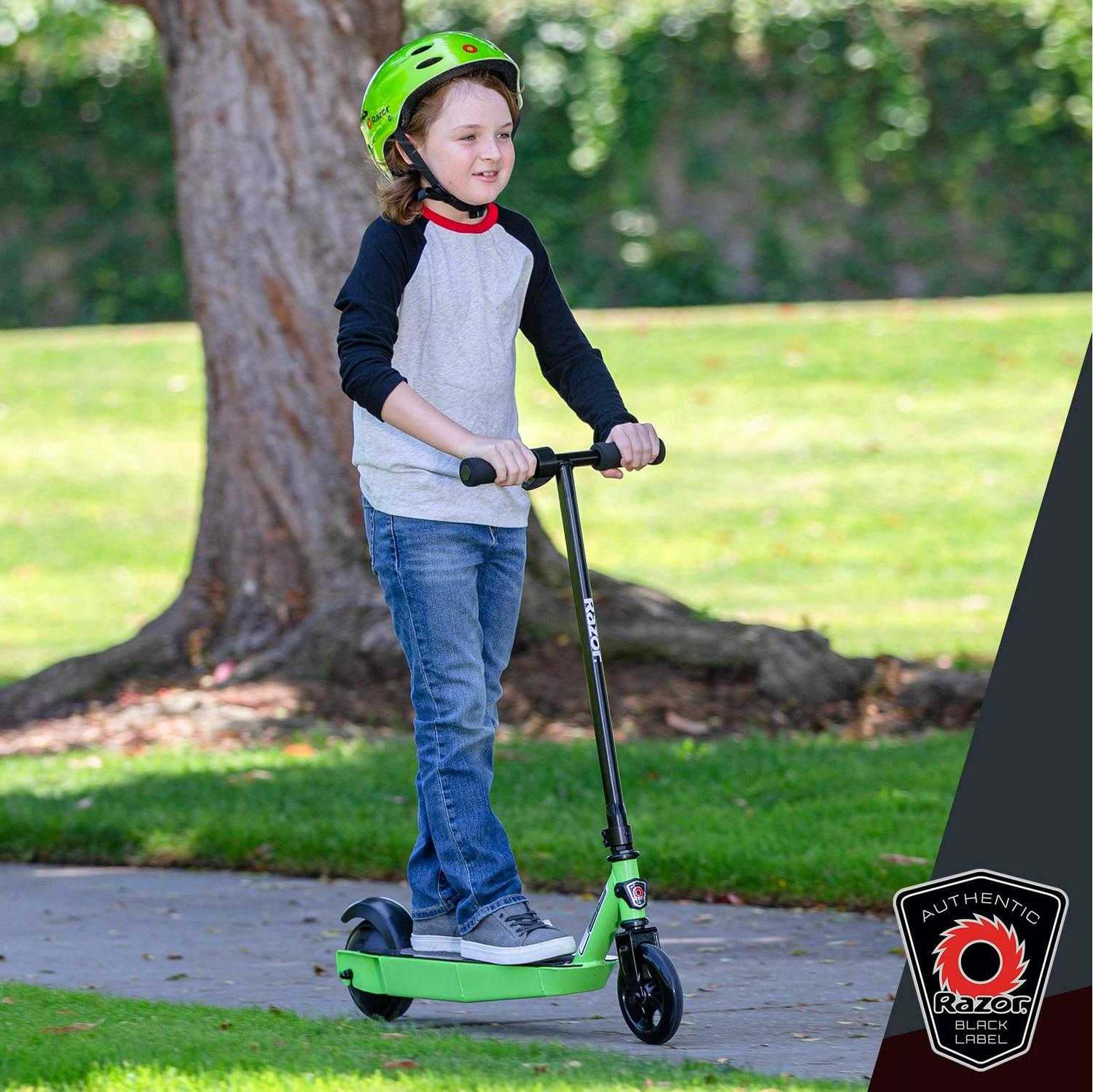 Razor Black Label E90 Electric Scooter - Green, for Child Ages 8+ and up to 120 lbs, up to 10 mph - Image 9