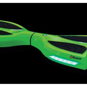 Razor Hovertrax Brights - Green with LED Lights, UL2272 Certified Hoverboard for Child Age 8+