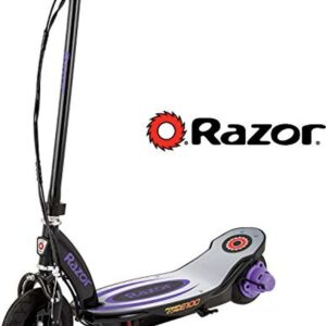 Razor Power Core E100 Aluminum Deck Electric Scooter, Age 8+, 11 Mph, 60-Min Run, Purple