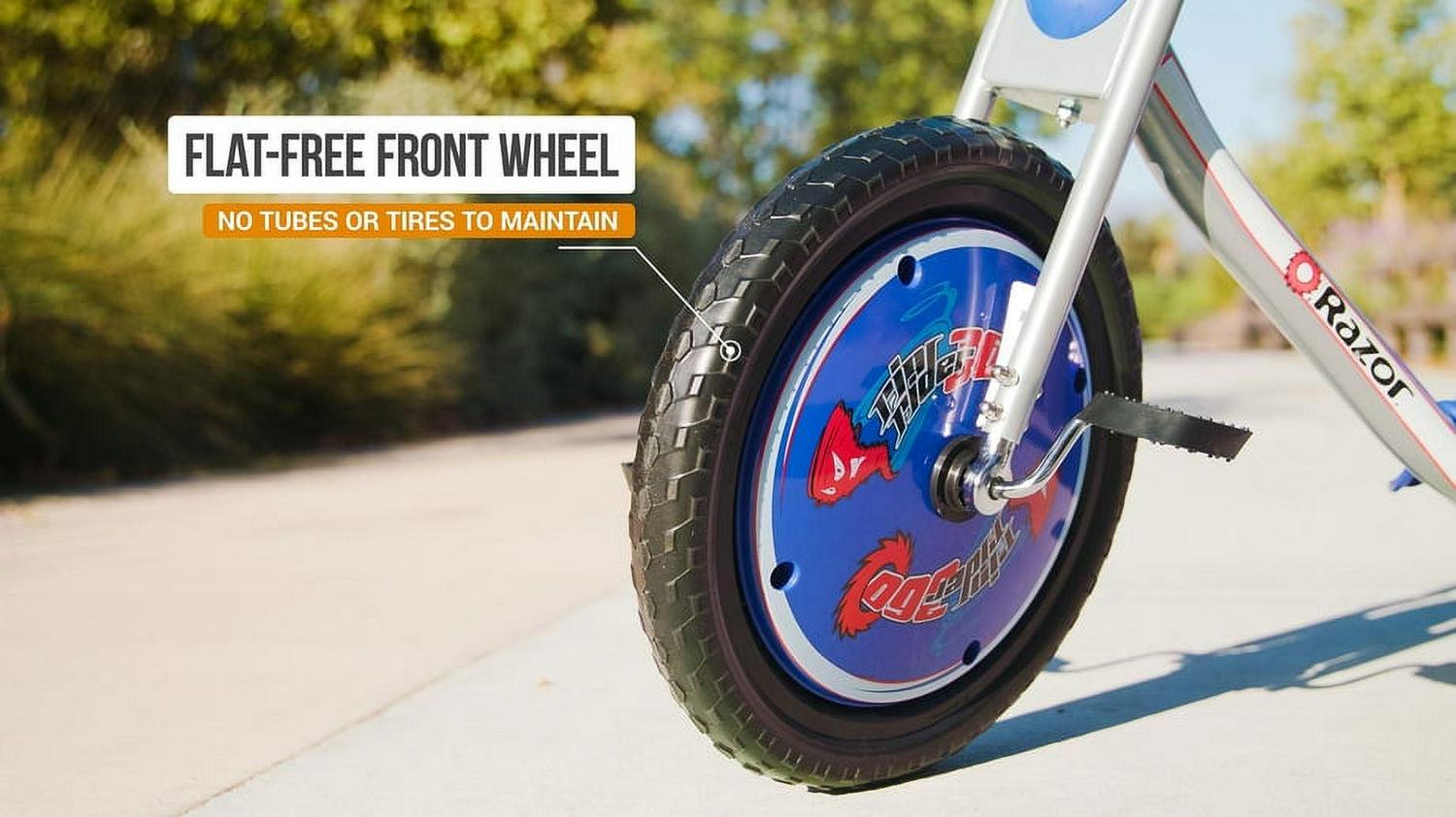 Razor RipRider 360 Drift Trike - Blue, 16" Front Wheel, 3-Wheeled Ride-on, Tricycle for Child 5+ - Image 6