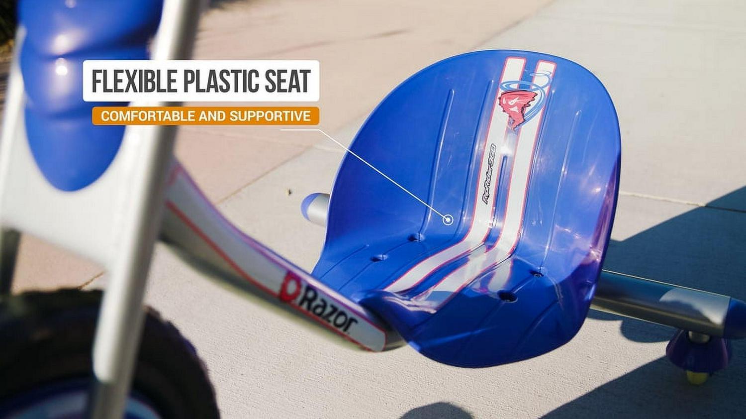 Razor RipRider 360 Drift Trike - Blue, 16" Front Wheel, 3-Wheeled Ride-on, Tricycle for Child 5+ - Image 7