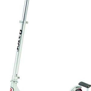 Razor Spark Folding Kick Scooter - Red, Lightweight, Aluminum, for Child Ages 8+