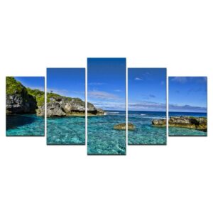 Ready2HangArt 'Grunge Pano II' 5-Piece Wrapped Canvas Wall Art Set