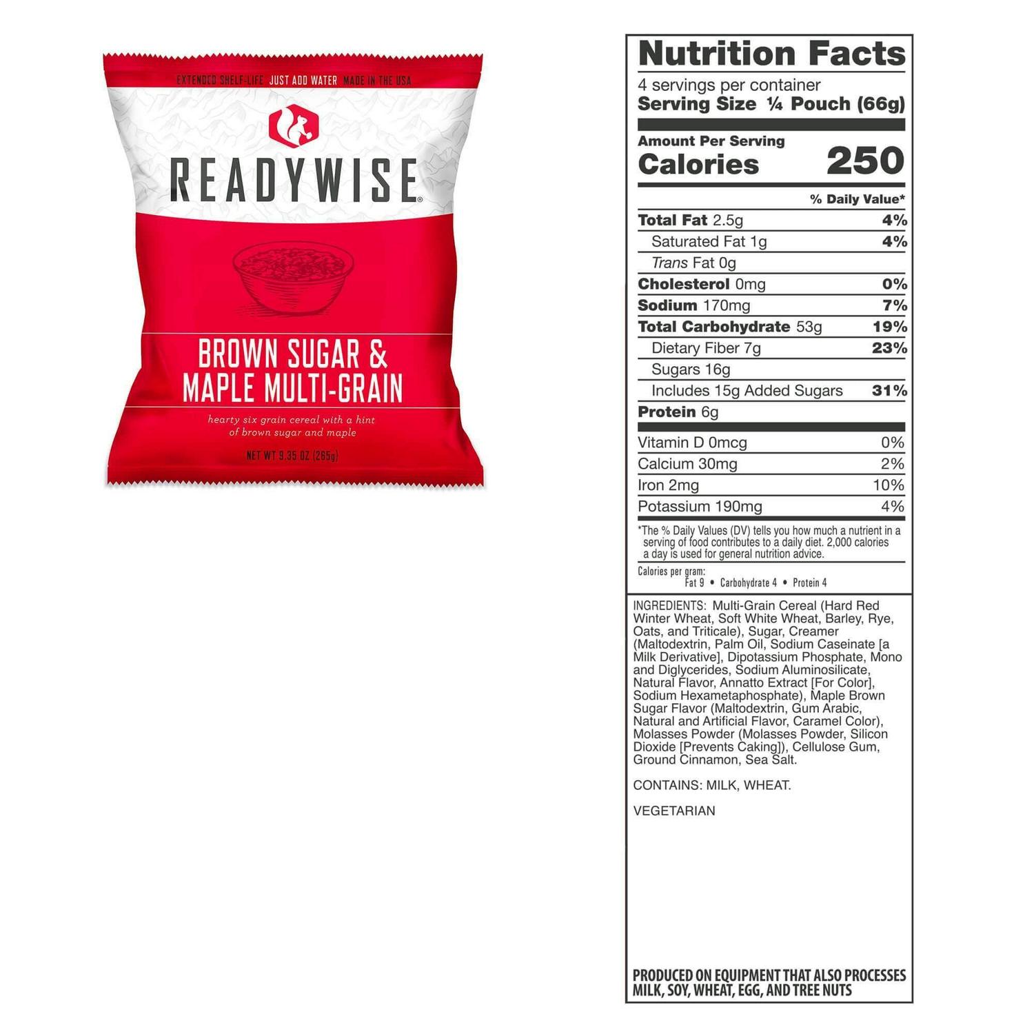 ReadyWise 120 Serving Freeze Dried Breakfast Bucket, Emergency Food - Image 11