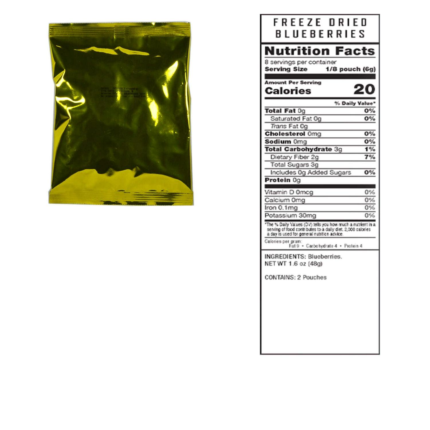 ReadyWise Bananas, Apples, Blueberries, Strawberries Bucket, 120 Serving Freeze Dried Fruit - Image 5