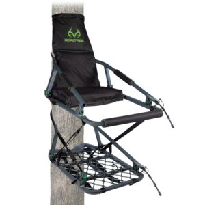 Realtree Invader Deluxe Aluminum Hunting Climbing Treestand