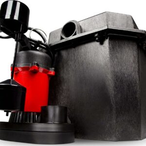 Red Lion 1/3 HP 3200 gph Thermoplastic Vertical Float Switch AC Sump Pump