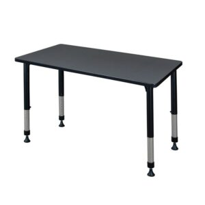 Regency Kee 42 x 24 in. Height Adjustable Classroom Activity Table- Grey