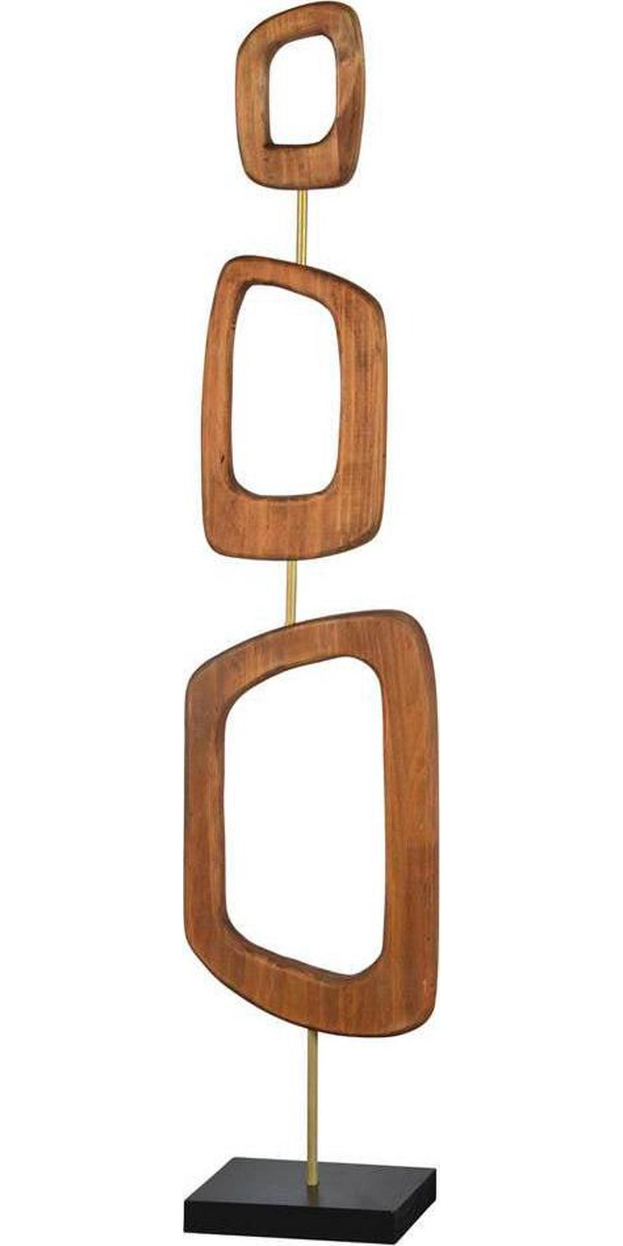 Renwil Modern Glamour Cordoba Floor Sculpture in Brown - Image 2