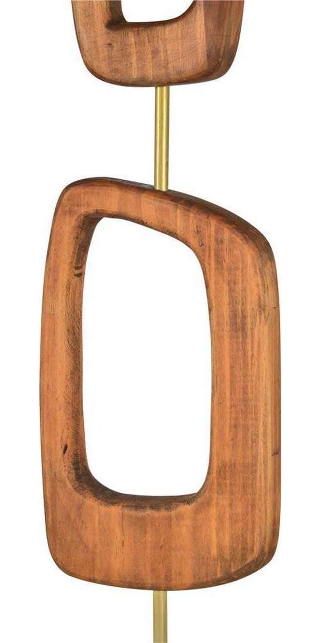 Renwil Modern Glamour Cordoba Floor Sculpture in Brown - Image 3