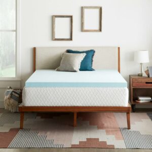 Rest Haven 3" Gel Infused Memory Foam Mattress Topper, Queen