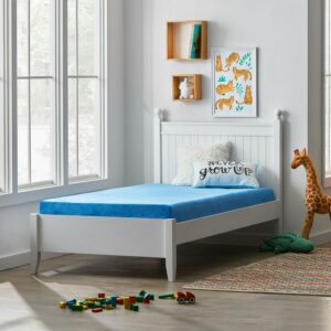 Rest Haven 6" Waterproof Gel Memory Foam Kids Mattress, Twin, Blue