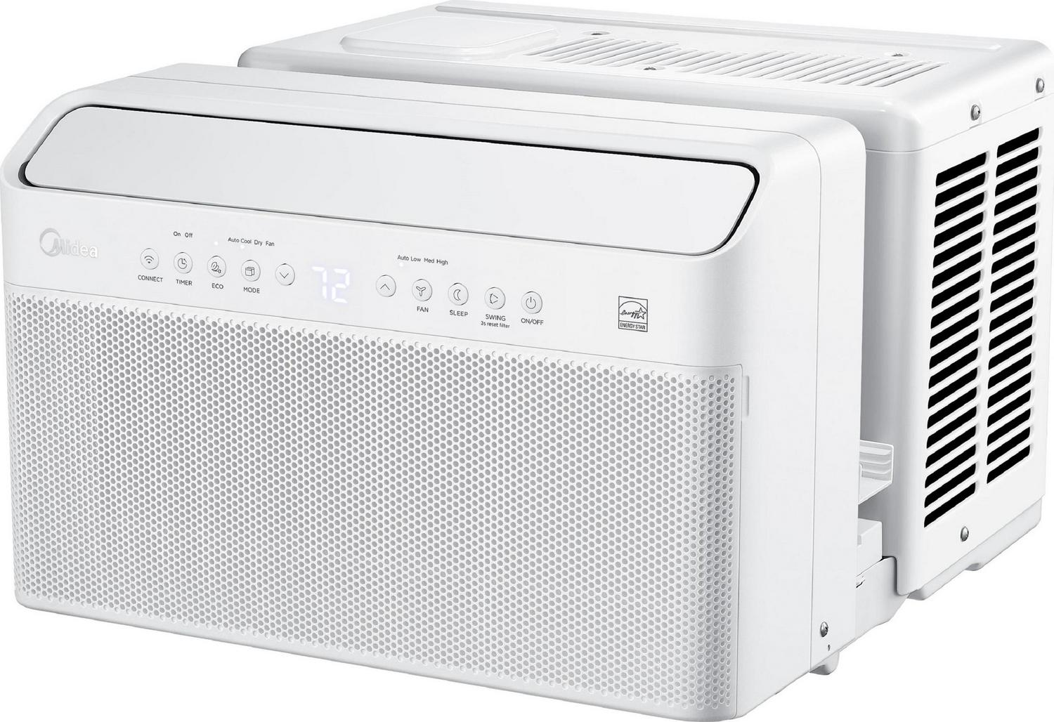 Midea 12,000 BTU Smart Inverter U-Shaped Window Air Conditioner, 35% Energy Savings, Extreme Quiet, RMW12SQW (Refurbished) - Image 2