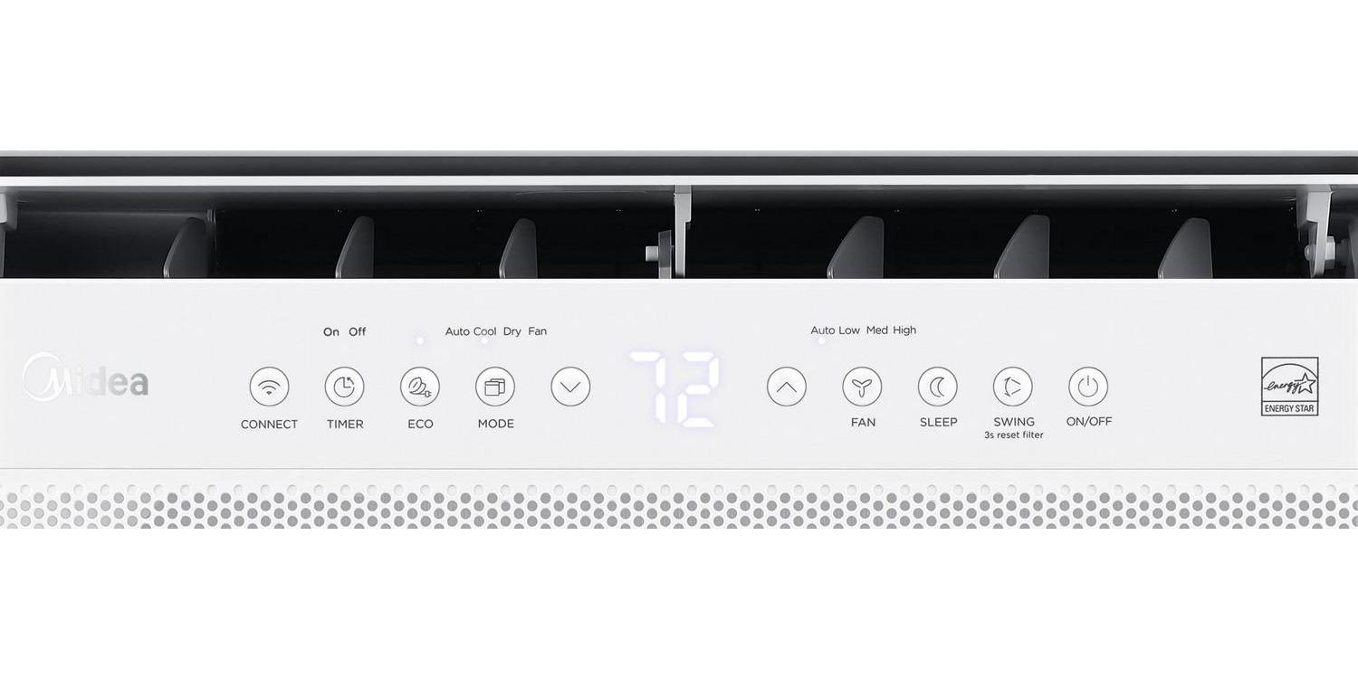 Midea 12,000 BTU Smart Inverter U-Shaped Window Air Conditioner, 35% Energy Savings, Extreme Quiet, RMW12SQW (Refurbished) - Image 6