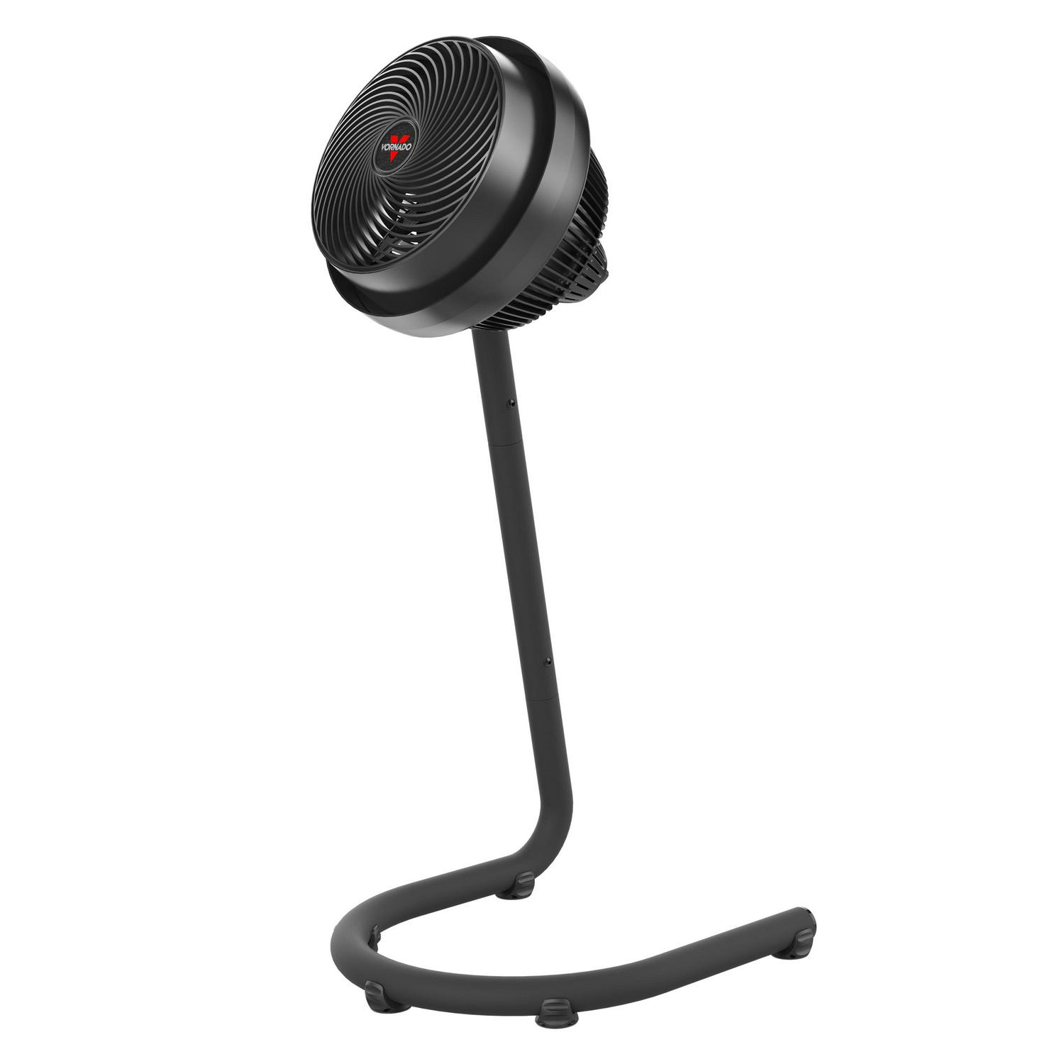 Vornado 693 Mid-Size Whole Room Air Circulator Pedestal Fan with Adjustable Height, Pivoting Head, 3 Speed Control, Black