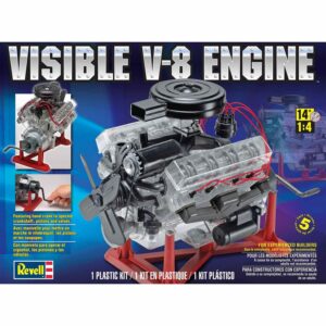 Level 5 Model Kit Visible V-8 Engine 1/4 Scale Model by Revell