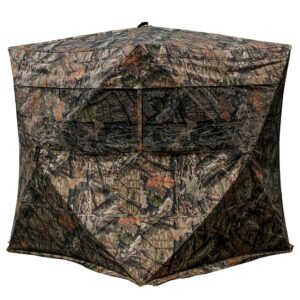 Rhino Blinds R600 3 Person Hunting Ground Blind, Mossy Oak Break-Up Country