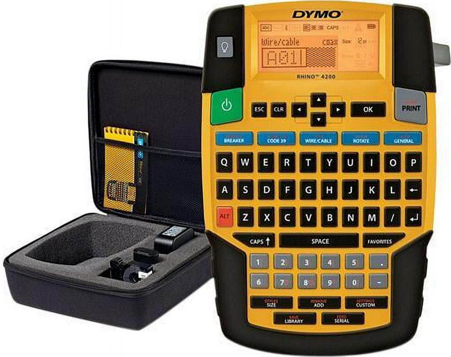 Rhino Industrial 4200 Label Maker 1 Line, 4.06 x 8.46 x 2.24 - Image 3