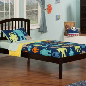 Richmond Platform Bed with Open Foot Board in, Multiple Colors and Sizes
