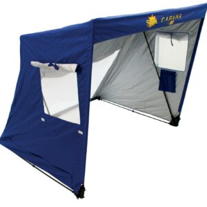 RIO Brands Beach Sol Cabana Portable Sun Shade Tent, Standard, Blue
