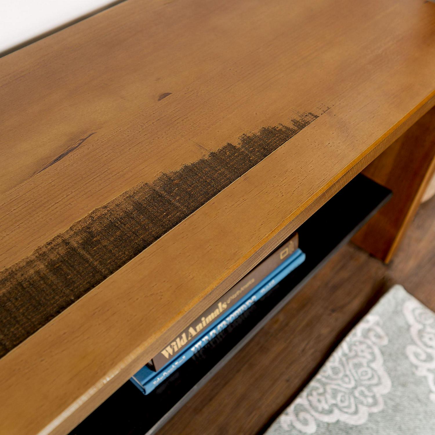 Walker Edison Roastam Storage Bench, Brown - Image 7