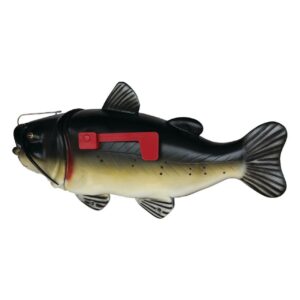 Rivers Edge Catfish Mailbox for The Outdoor Enthusiast with Tamper Proof Mounting Hardware