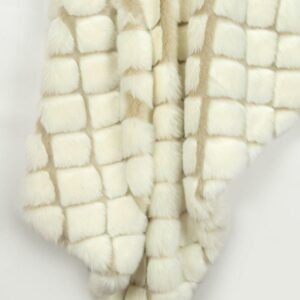 Rizzy Rugs Throw TH0523 Ivory Fluffy Dense 50" x 60" Rectangle