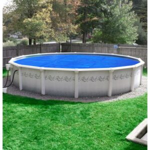 Robelle Heavy-Duty Solar Cover for Above Ground Swimming Pools, 24-Foot Pools