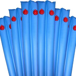 Robelle 3809--06 Pool Cover Weights, 6-Pack, 8 ft. Blue Double Chamber, 16 Gauge