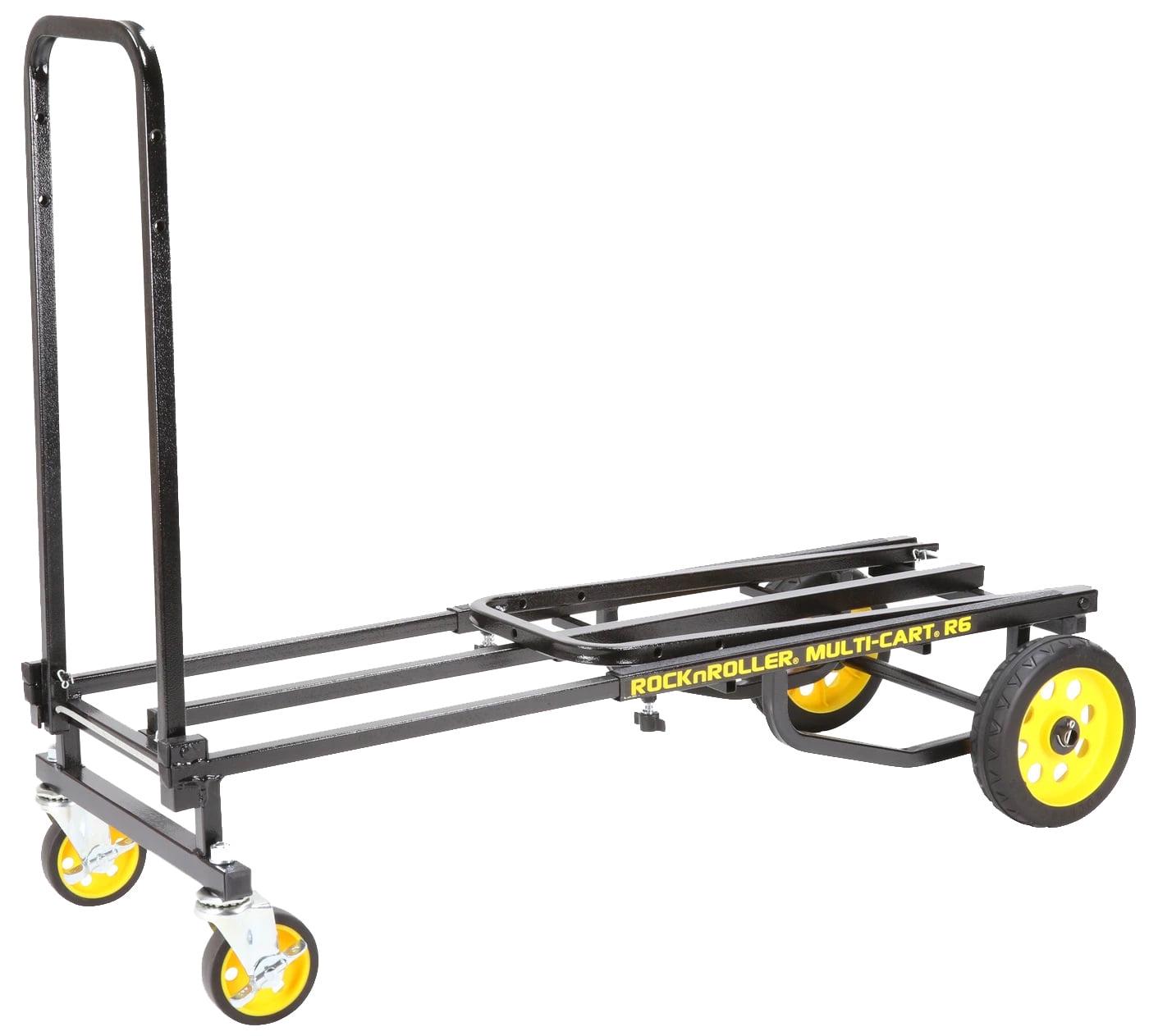 Odyssey OR6RT RockNRoller Mini Heavy Duty Equipment Multi Cart, Black - Image 7