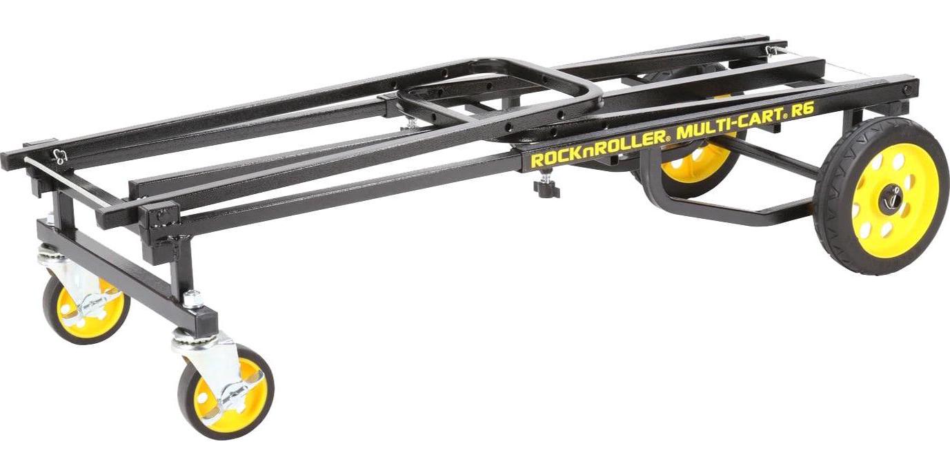 Odyssey OR6RT RockNRoller Mini Heavy Duty Equipment Multi Cart, Black - Image 8
