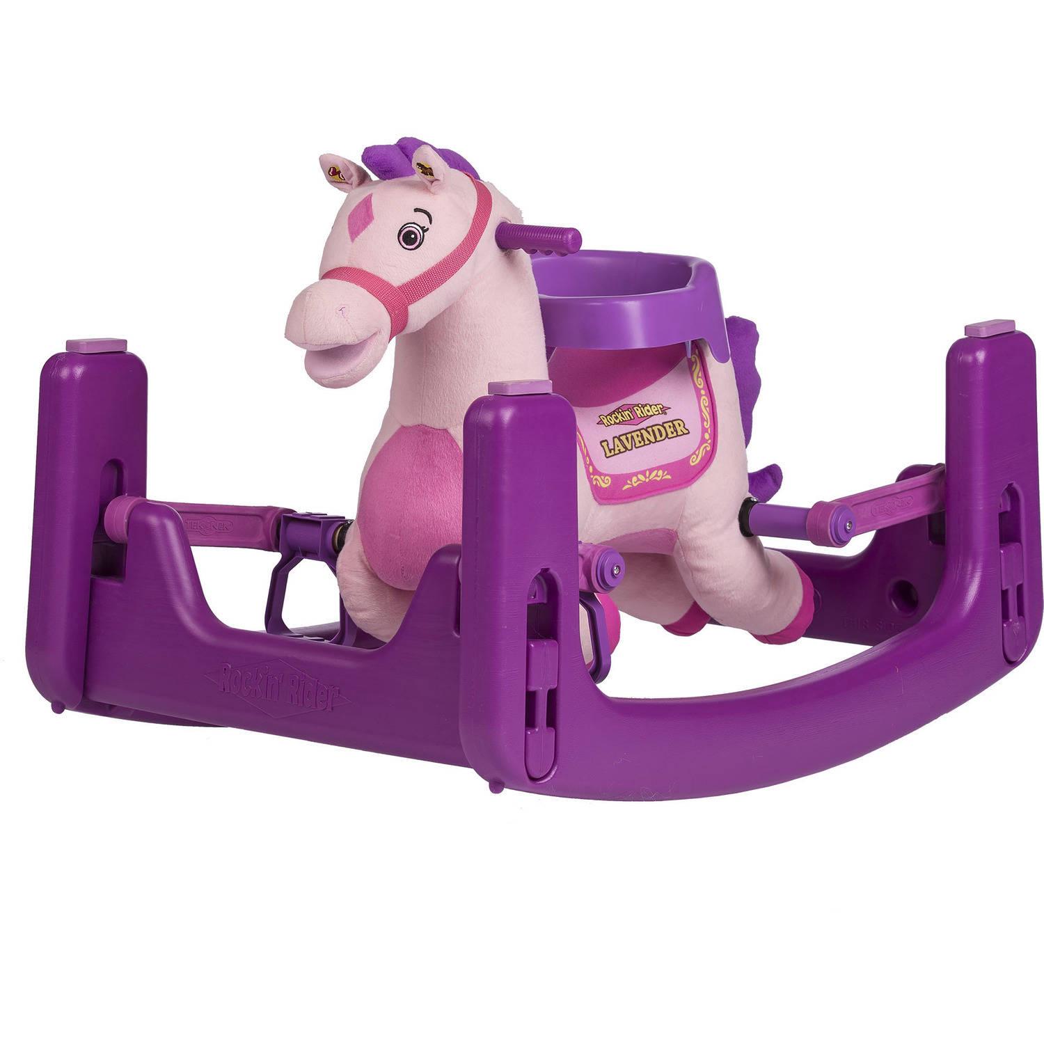 Rockin' Rider Lavender Grow-with-Me Pony Female Child - Image 3