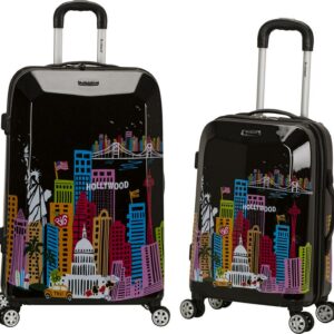 Rockland Luggage 2" Piece Hardside Polycarbonate/ABS Upright Luggage Set F212