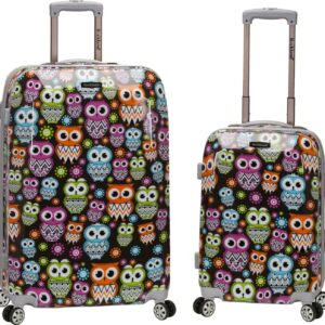 Rockland Luggage 2" Piece Hardside Polycarbonate/ABS Upright Luggage Set F212
